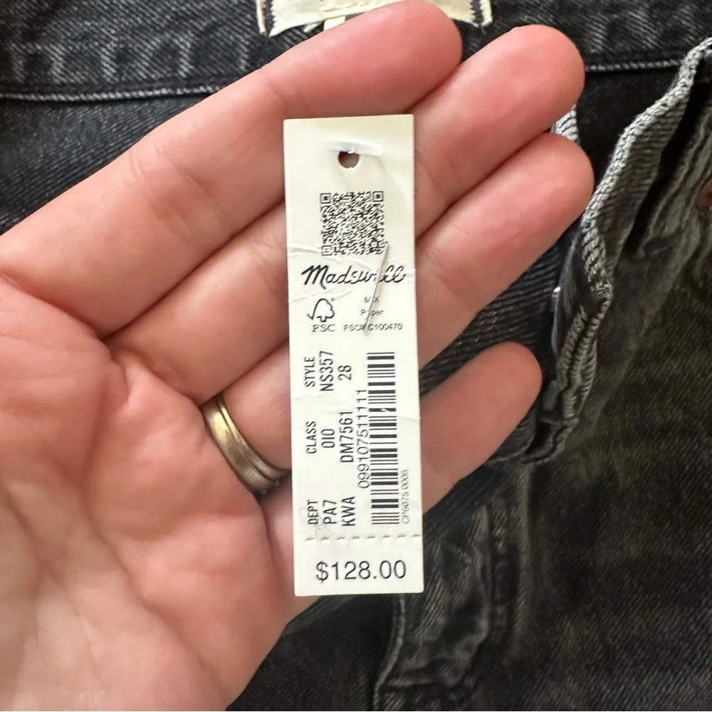 NWT Madewell Low-slung Baggy Jeans Size 28 - Picture 8 of 13